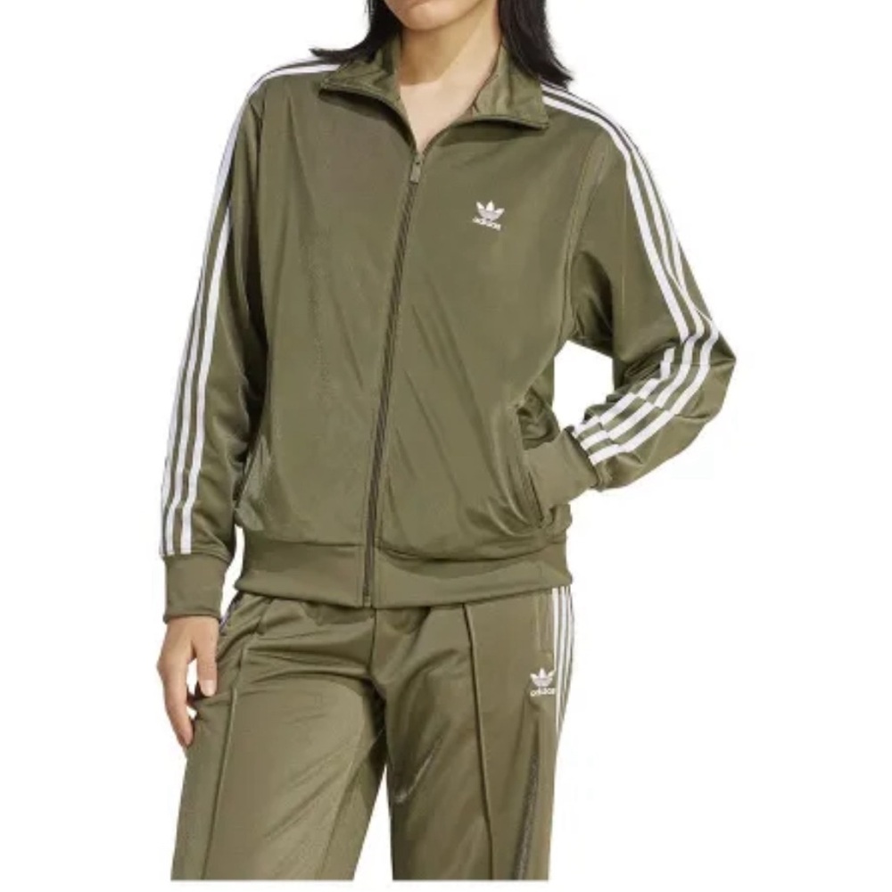 Adidas Originals Superstar Tracksuit Jacket Olive Strata White Size Small